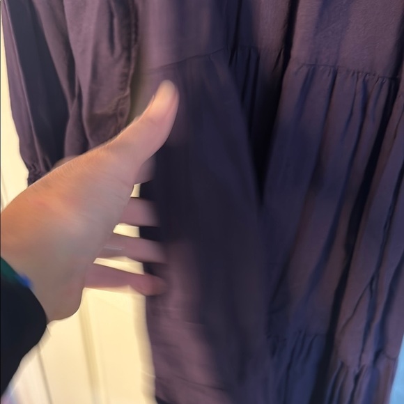 Old Navy Purple Bishop Sleeve Sundress Work - Picture 7 of 8